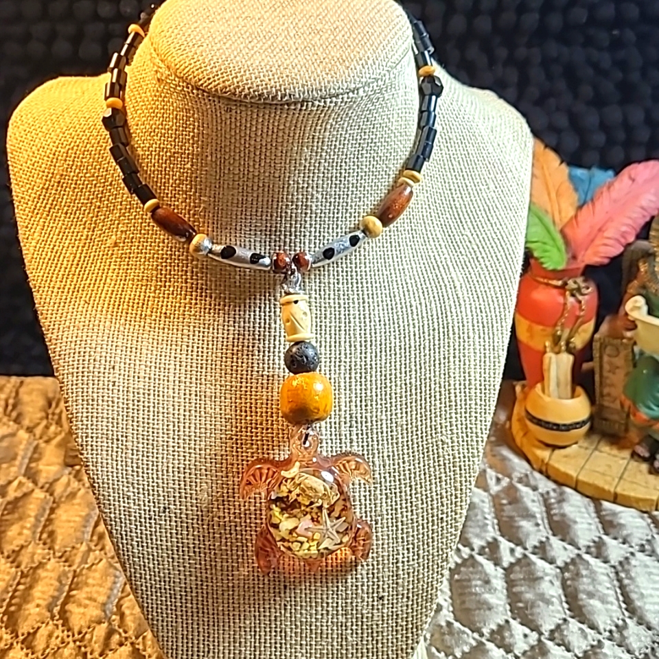 Memory Wire Turtle Choker, Turtle Choker, Turtle Necklace, Gift For Her - Mem